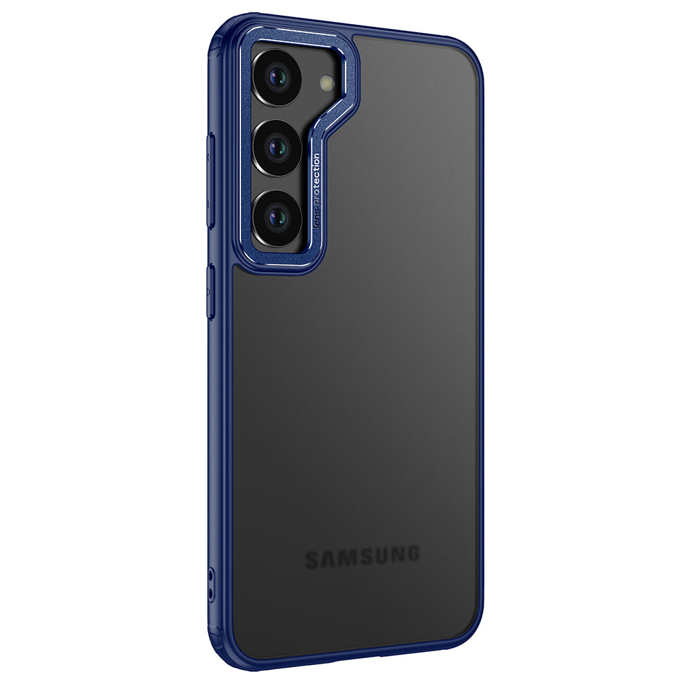 For Samsung Galaxy S23 Dual Layer PC TPU Phone Case Metal Lens Frame Shockproof Cover For Samsung Galaxy S23 Dual Layer PC TPU Phone Case Metal Lens Frame Shockproof Cover